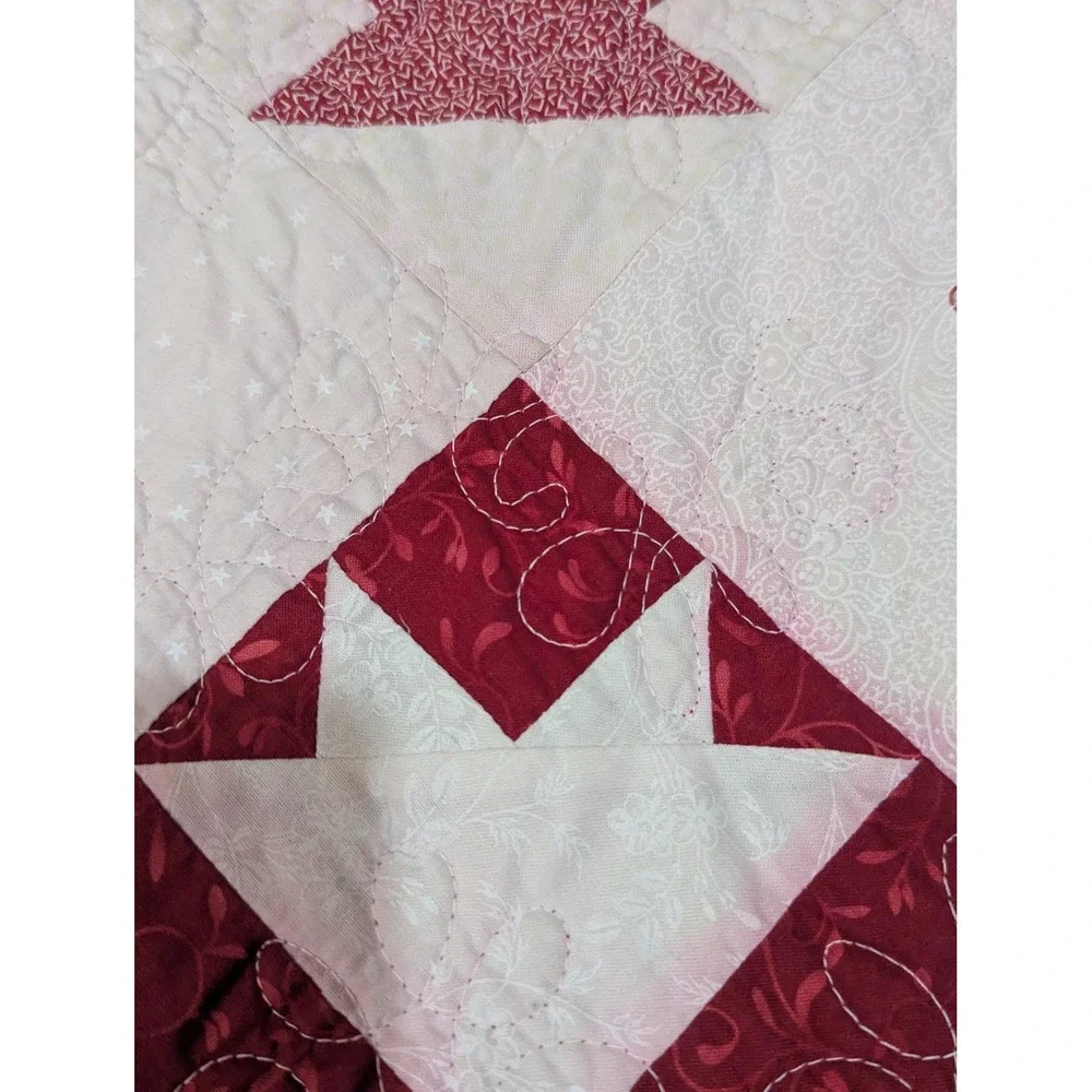 Vintage Handmade Quilt Twin Size